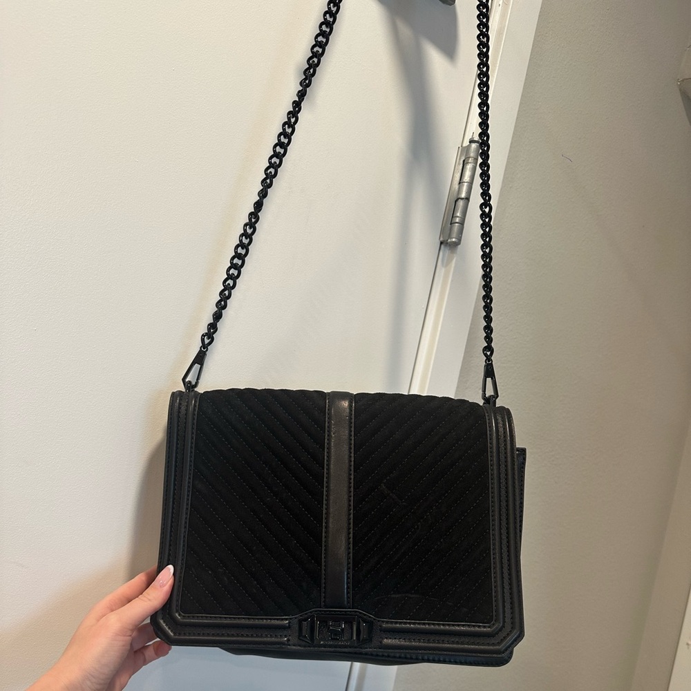 Rebecca Minkoff Black Quilted Shoulder Bag